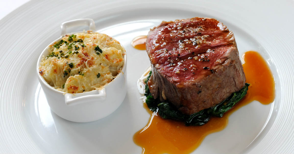 'Eat the Seasons' | Beef with Jerusalem Artichoke Gratin | Montagu Arms